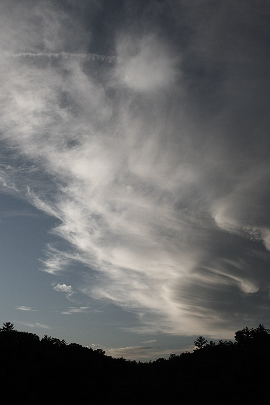 Cloudy skies
